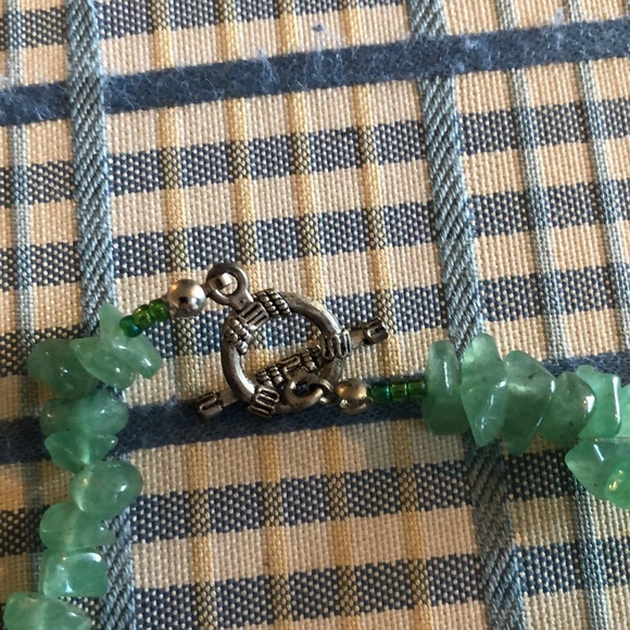 Faux Jade Vintage Necklace - Picture 4 of 4